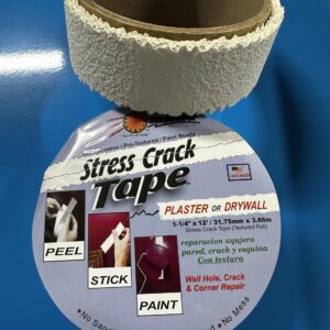 Stepsaver Products Self Adhesive Stress Crack Tape (1.25'' x 12' Textured Roll) Item 7012