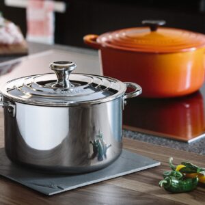 Le Creuset Tri-Ply Stainless Steel 7 Quart Stockpot, Medium