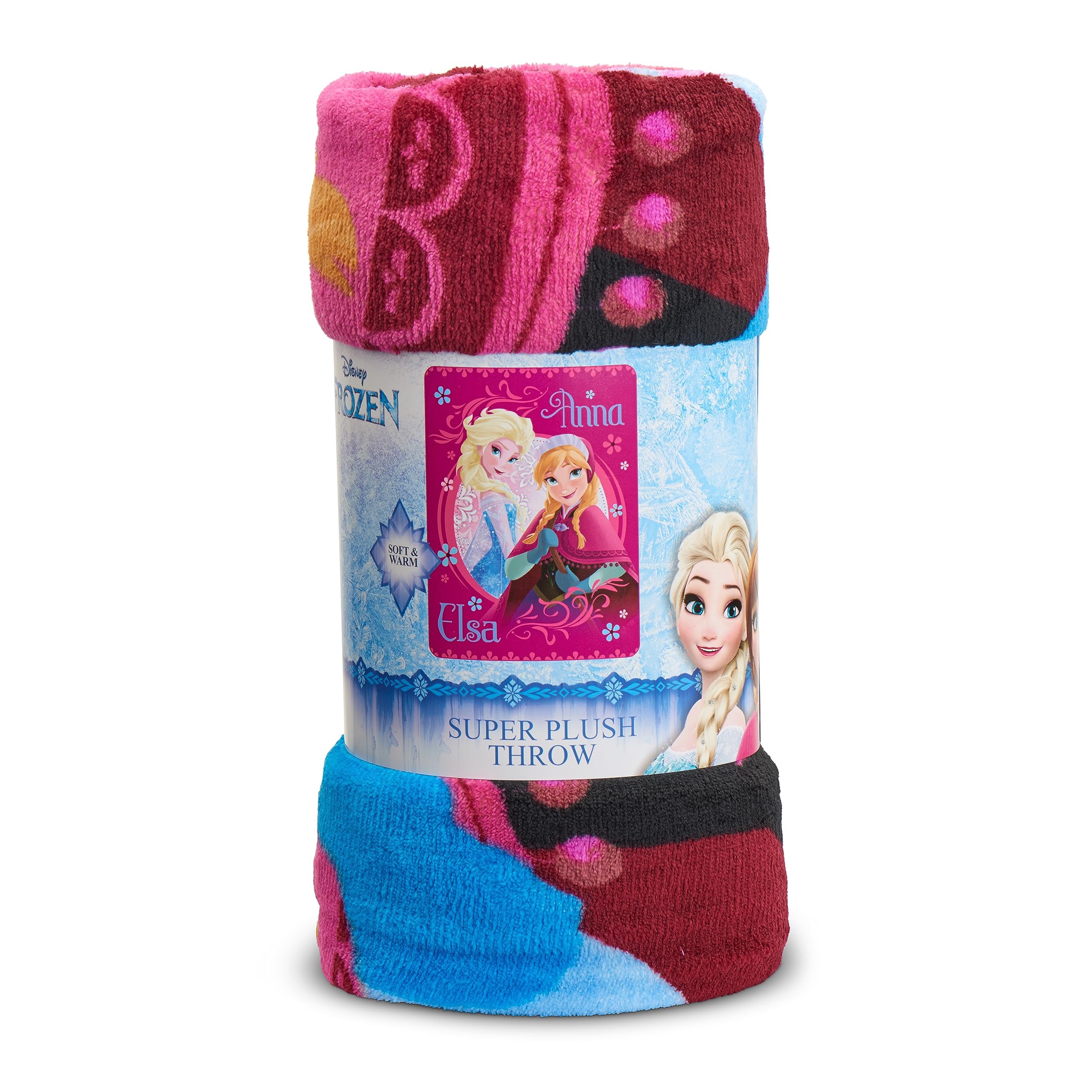 Northwest Frozen Micro Raschel Throw Blanket, 46" x 60", Loving Sisters