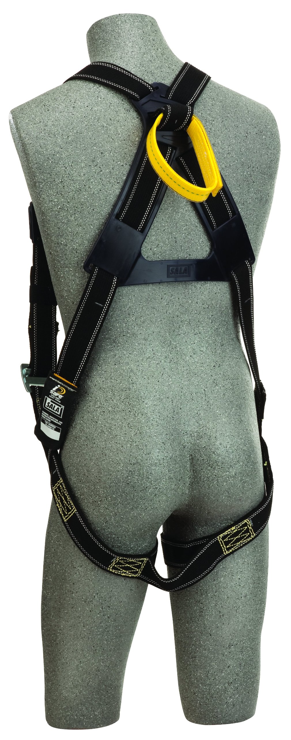 3M DBI-SALA Delta 1110820 Full Body Arc Flash Harness, Back Web Loop, Nomex/Kevlar Web, Quick Connect Buckle Leg Straps, Universal, Black