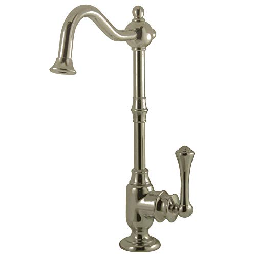 KINGSTON BRASS KS7398BL Vintage Cold Water Filtration Faucet, Brushed Nickel