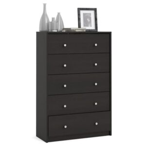 Tvilum 703292020 Portland 5 Drawer Chest, Coffee