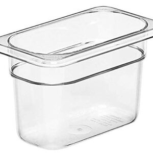 Cambro 94CW135 Food Pan 1/9 X 4" Camwear Clear Case of 6