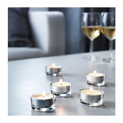 IKEA Home Decoration Sinnlig Scented Tealight, Vanilla Pleasure, Natural- 30 /Pack, Multicolor