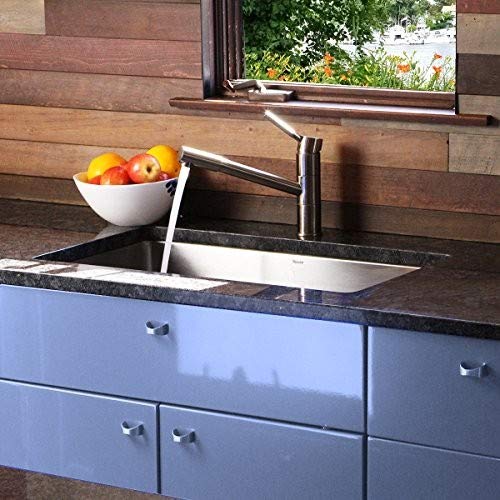 Nantucket Sinks SR3218-16 32-Inch Small Radius Rectangle Stainless Steel Undermount Kitchen Sink