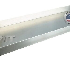 DMT Stainless Wall Shelf. 36" X 12" Deep. Made in USA. 16 Gauge 304/L Stainless Steel.