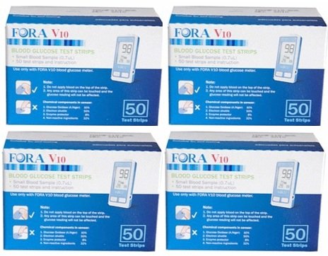 Fora V10 Test Strips 200 Ct