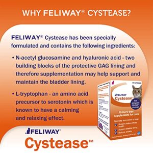 Feliway Cystease Advanced Urinary Tract Support Capsules (Tablets) for Cats (Pot Size: 300 Tablets)