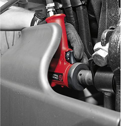 Chicago Pneumatic CP7732 1/2 Inch Air Impact Wrench, Steel Front Cover, Aluminum Body, Jumbo Hammer, One-Hand Operation, Max Torque Output 450 ft-lbs / 610 Nm, 9000 RPM