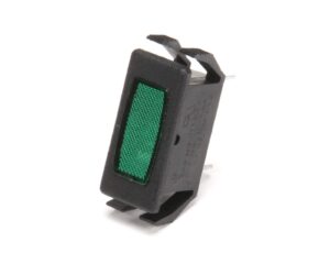 pitco p5045042 green rectangle lamp 28 volt