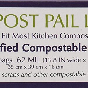 Culinary Accessories Cleaning Solutions 6 Liter Bio Bags Compost Pail Liners 50 count 223886