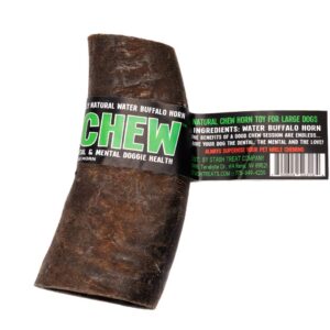 Buba Chew Natural Water Buffalo Horn - Large