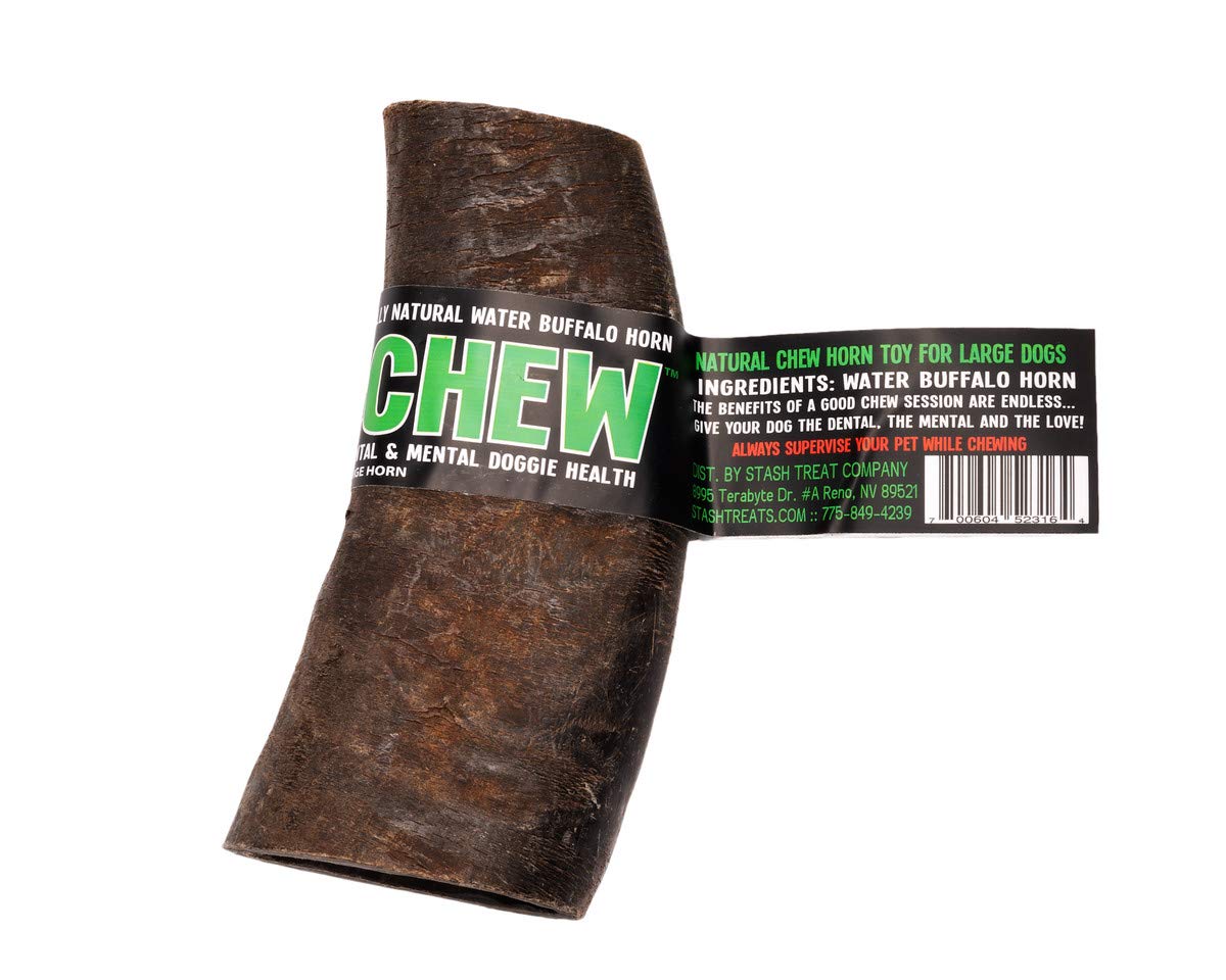 Buba Chew Natural Water Buffalo Horn - Large