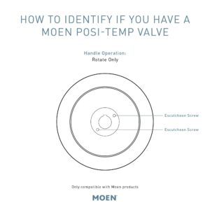 Moen Align Brushed Nickel Posi-Temp Pressure Balancing Modern Shower Trim Kit without Showerhead Valve Required, T2192NHBN