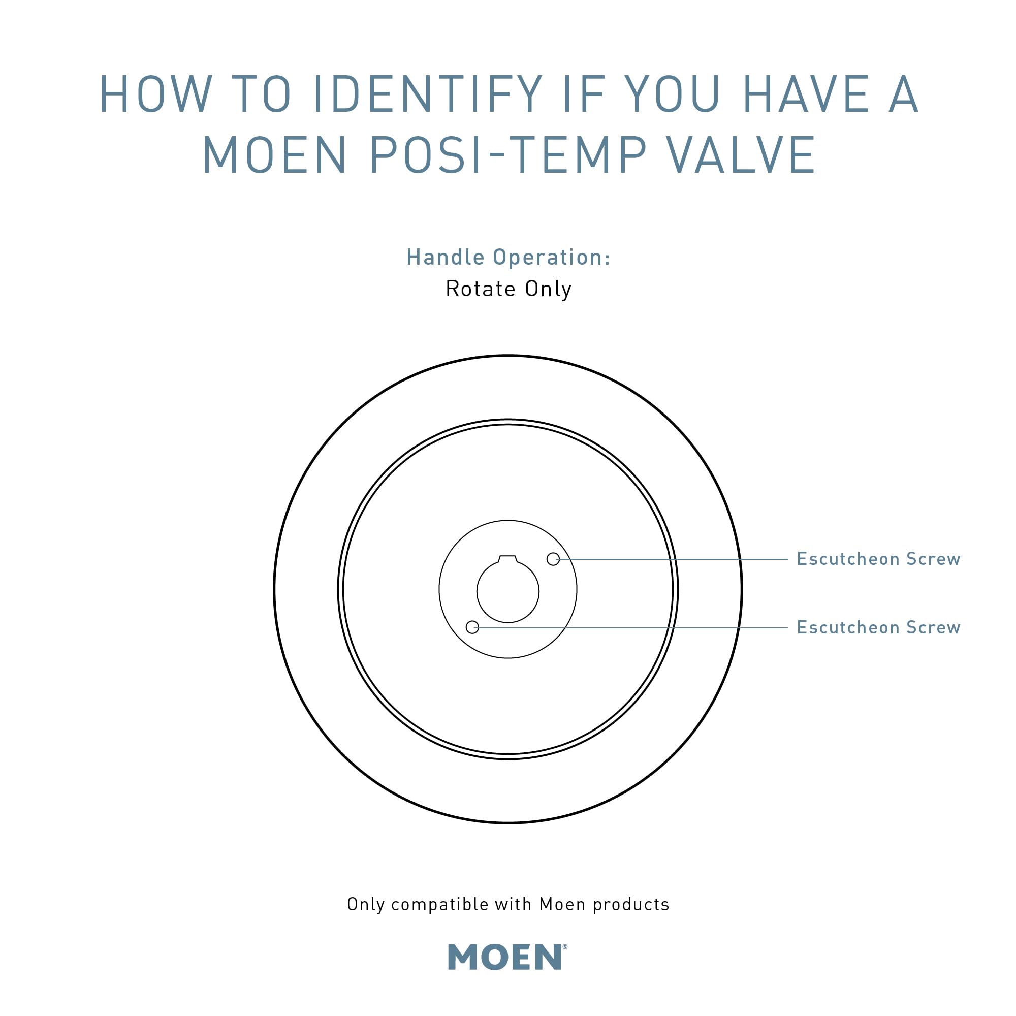 Moen Align Brushed Nickel Posi-Temp Pressure Balancing Modern Shower Trim Kit without Showerhead Valve Required, T2192NHBN