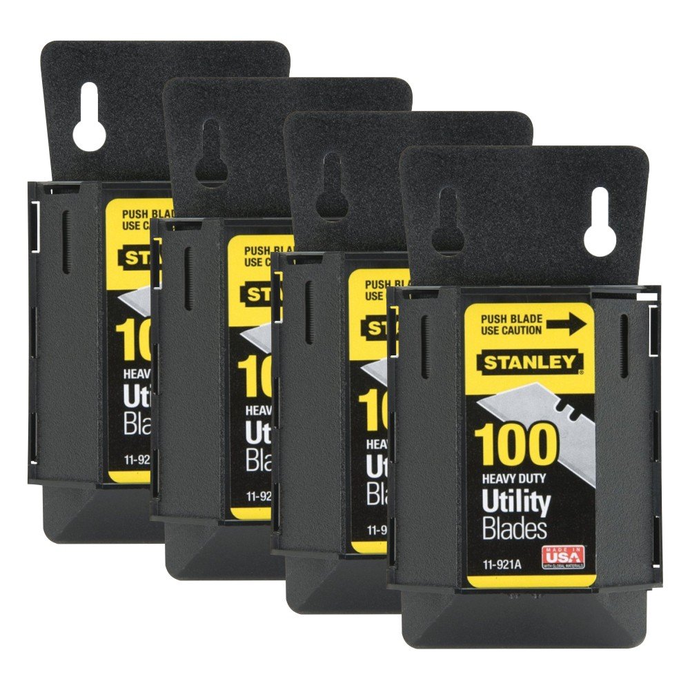 Stanley Hand Tools 11-921A 100 Pack Utility Knife Blades & Dispenser 4