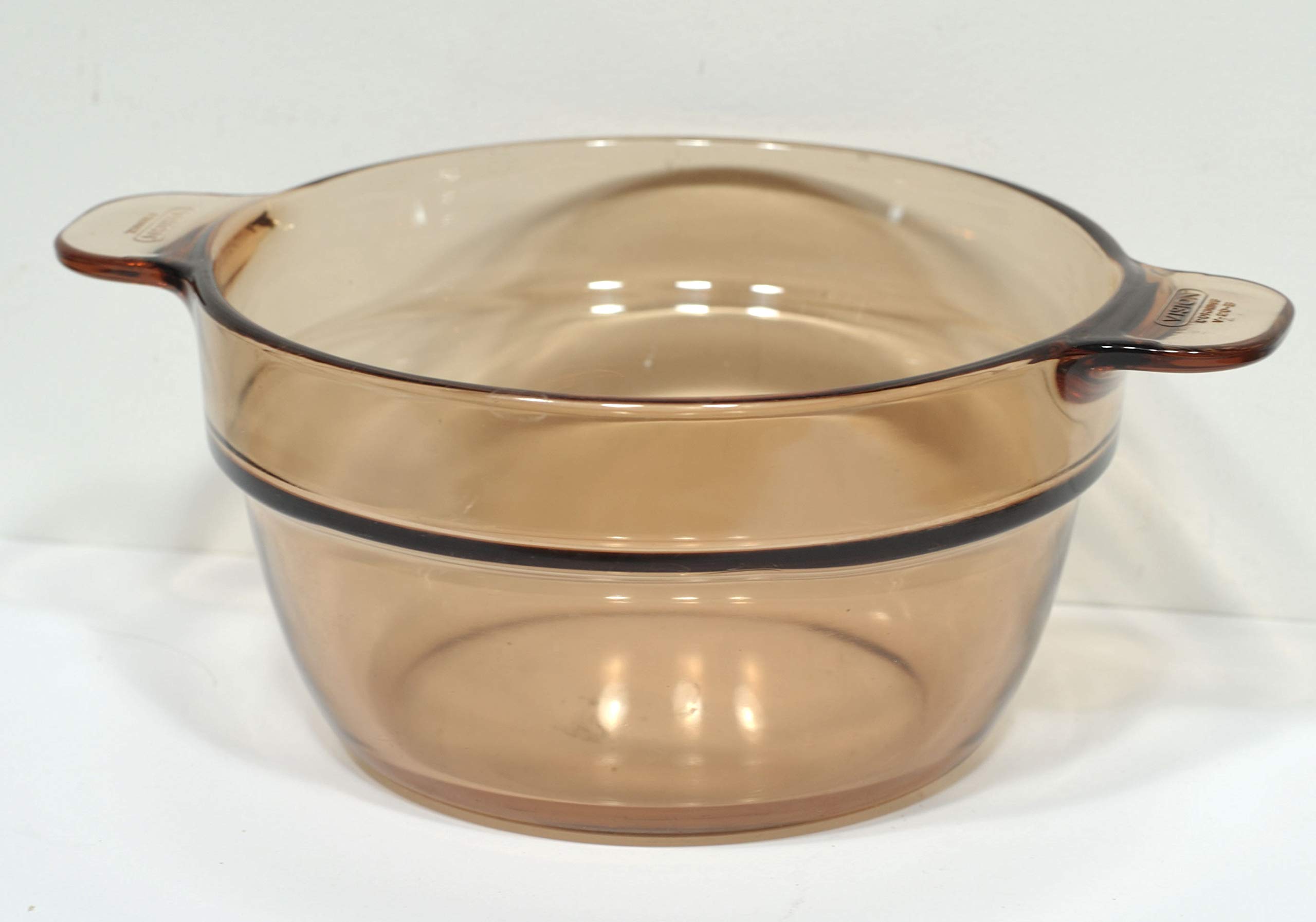 Vision Ware Amber Glass Double Boiler Only Insert V-20-b