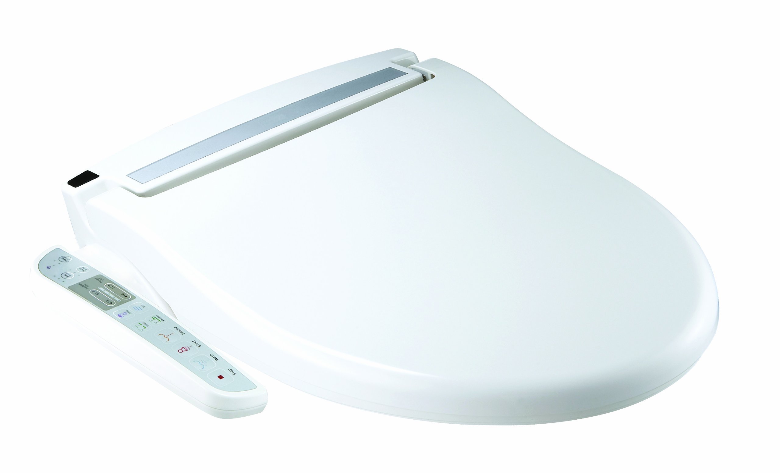 Daiwa Felicity USJ-808L Wash Mate Deluxe Bidet Toilet Seat, Twin Cleansing Wands, White