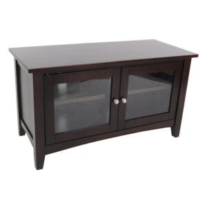 alaterre furniture shaker cottage 36" tv stand, cherry