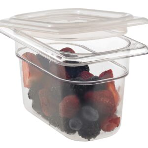 Cambro 94CW135 Food Pan 1/9 X 4" Camwear Clear Case of 6