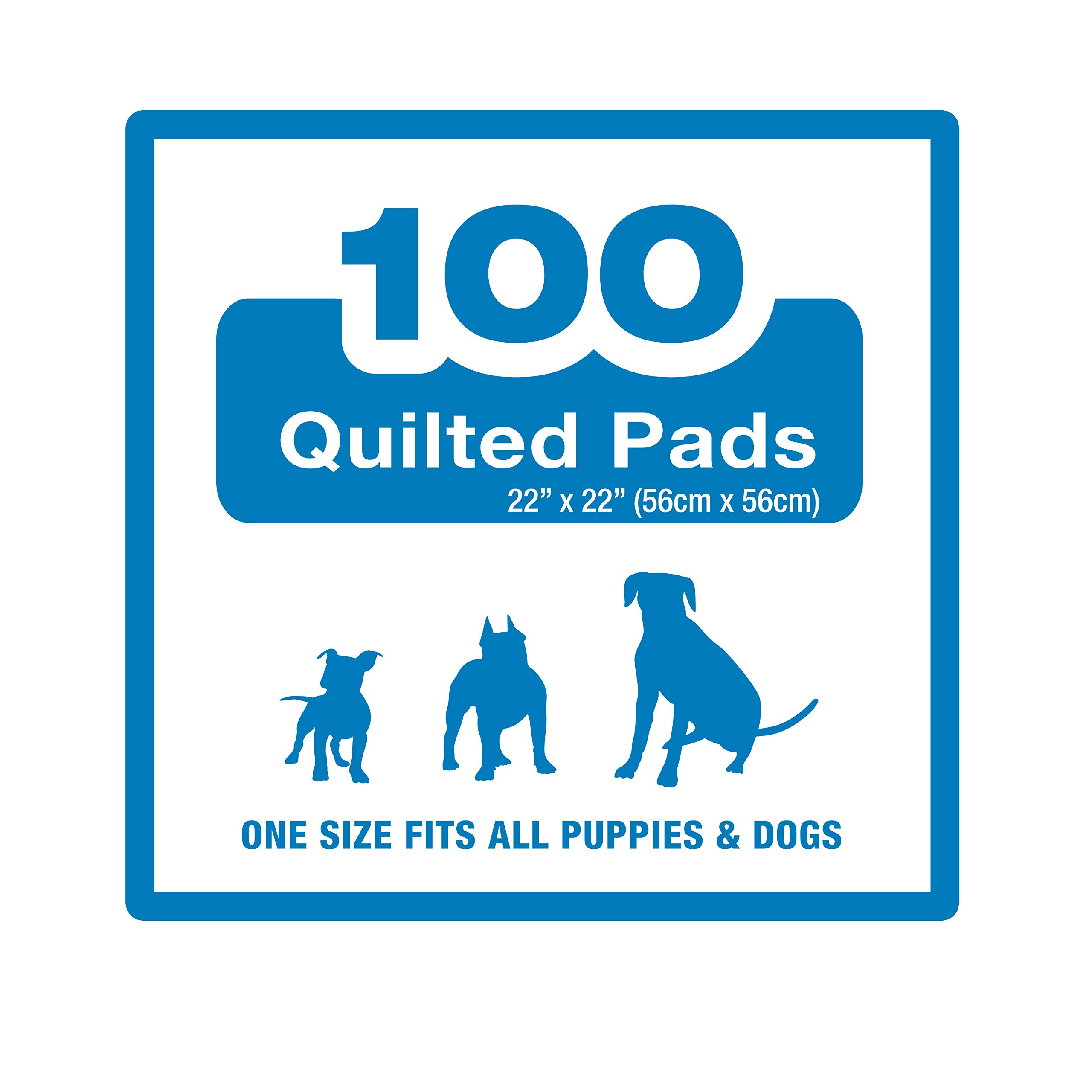 Four Paws Pet Select Pee Pee Pads for Dogs and Puppies 100 Count Standard: 22" x 22"