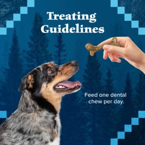 Blue Buffalo Wilderness Wild Bones Grain-Free Dental Chews Dog Treats, Small, 10-oz Bag