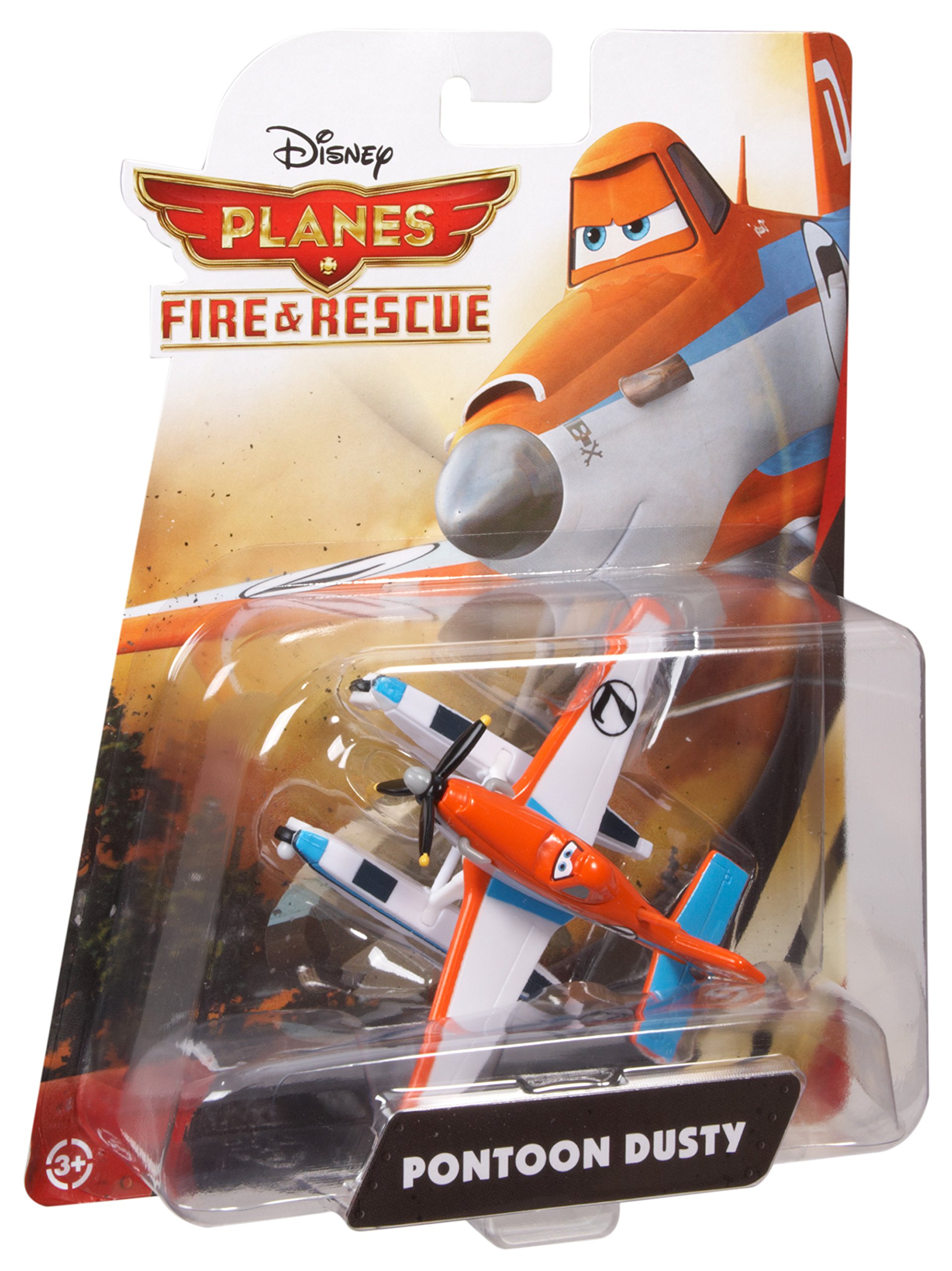 Mattel Disney Planes Fire and Rescue Racing Dusty with Pontoons Die-cast Vehicle