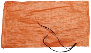 mutual industries sand bags, orange, 18" x 27" (pack of 100)