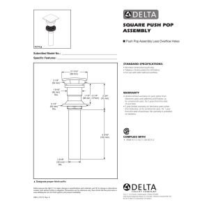 Delta Faucet 72174, Chrome