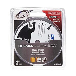 Dremel US500-01 Ultra-Saw 4-Inch Carbide Wood Cutting Wheel, White