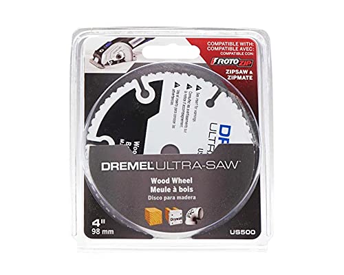 Dremel US500-01 Ultra-Saw 4-Inch Carbide Wood Cutting Wheel, White