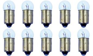 cec industries #51 bulbs, 7.5 v, 1.65 w, ba9s base, g-3.5 shape (box of 10)