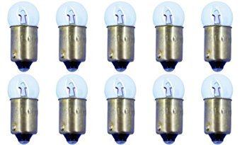 CEC Industries #51 Bulbs, 7.5 V, 1.65 W, BA9s Base, G-3.5 shape (Box of 10)