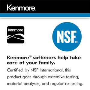 Kenmore 420 Water Softener With Ultra Flow Valve | Reduce Hardness Minerals & Clear Water Iron | Whole Home Water Softener | Easy To Install | Reduce Hard Water In Your Home, Grey