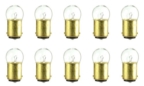 CEC Industries #90 Bulbs, 13 V, 7.54 W, BA15d Base, G-6 shape (Box of 10)