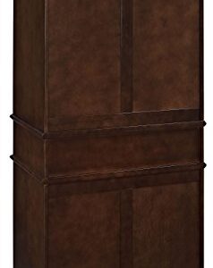 Crosley Furniture Parsons Traditional Pantry Storage Cabinet with Shelves, Kitchen, Dining, or Laundry Room, Vintage Mahogany