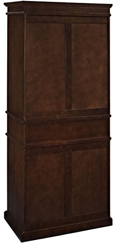 Crosley Furniture Parsons Traditional Pantry Storage Cabinet with Shelves, Kitchen, Dining, or Laundry Room, Vintage Mahogany