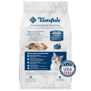 Blue Buffalo Tastefuls Natural Dry Food for Adult Cats, Hairball Control, Chicken & Brown Rice Recipe, 15-lb. Bag