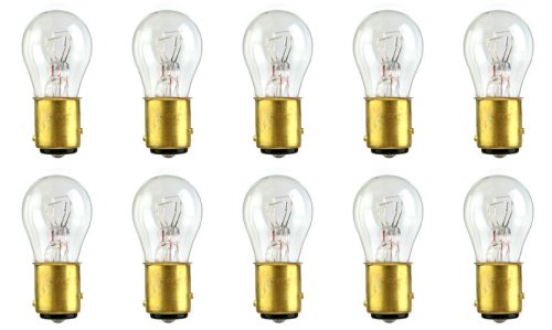 CEC Industries #1154 Bulbs, 6.3/7 V, 16.57/5.25 W, BAY15d Base, S-8 shape (Box of 10)