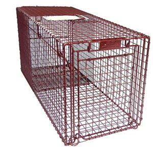 Tru Catch 30FCD Fat Cat Humane Live Animal Trap - Easy & Safe Catch & Release Animal Trap for Cats, Rabbits, & Other Small Animals - Durable & Humane TNR Trap - (30" L x 14" H x 12" W)