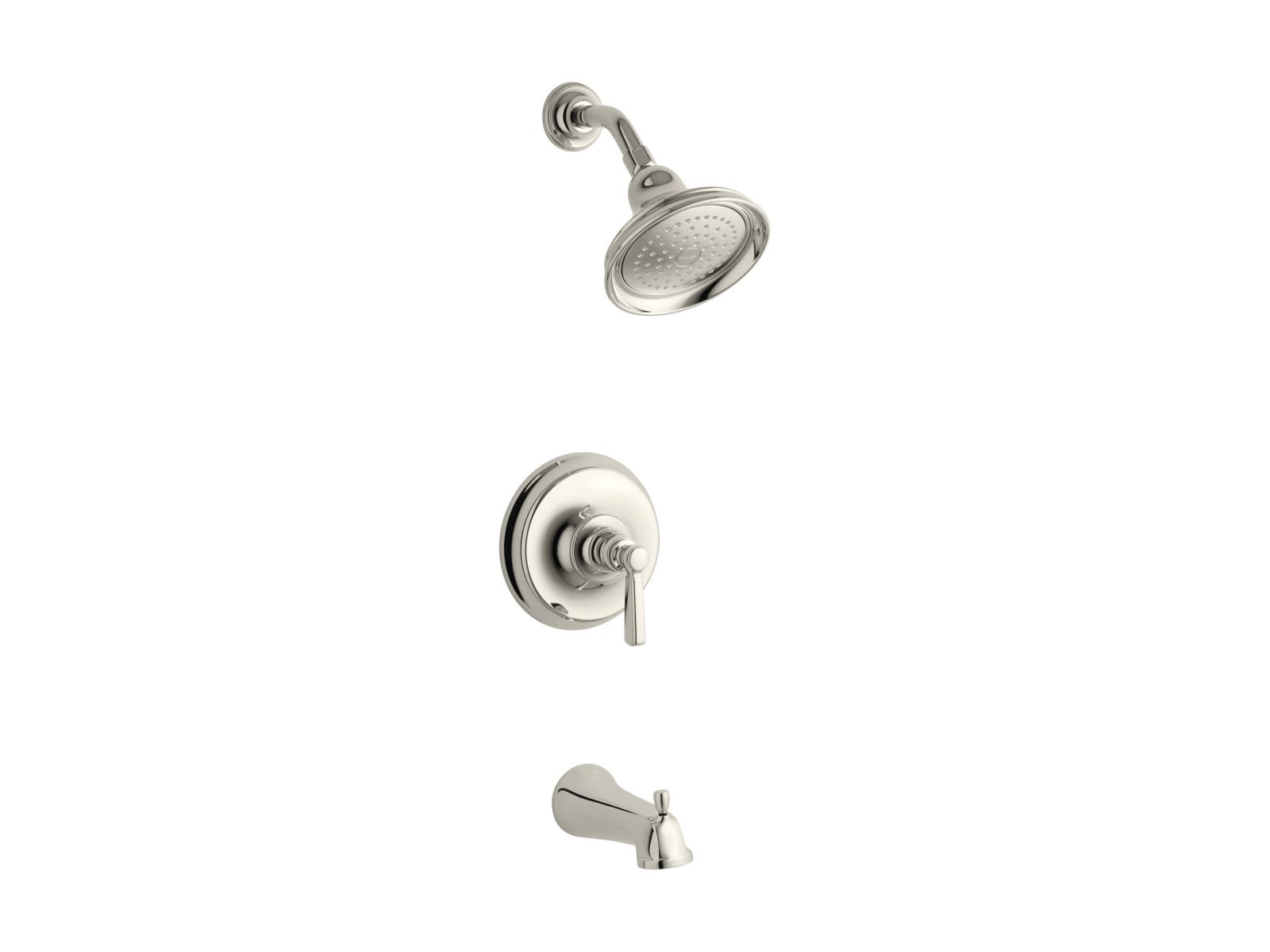 Kohler TS10581-4-SN Vibrant Polished Nickel Bancroft Bath/Shower Trim. Metal