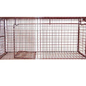 Tru Catch 30FCD Fat Cat Humane Live Animal Trap - Easy & Safe Catch & Release Animal Trap for Cats, Rabbits, & Other Small Animals - Durable & Humane TNR Trap - (30" L x 14" H x 12" W)