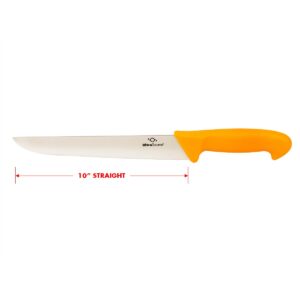 UltraSource Butcher Knife, 10" Straight Blade