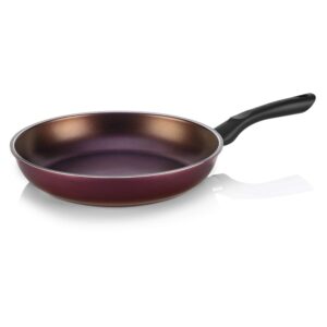 TeChef - Color Pan 12" Frying Pan, Coated with New Safe Teflon Select - Color Collection/Non-Stick Coating (PFOA Free) / (Aubergine Purple)