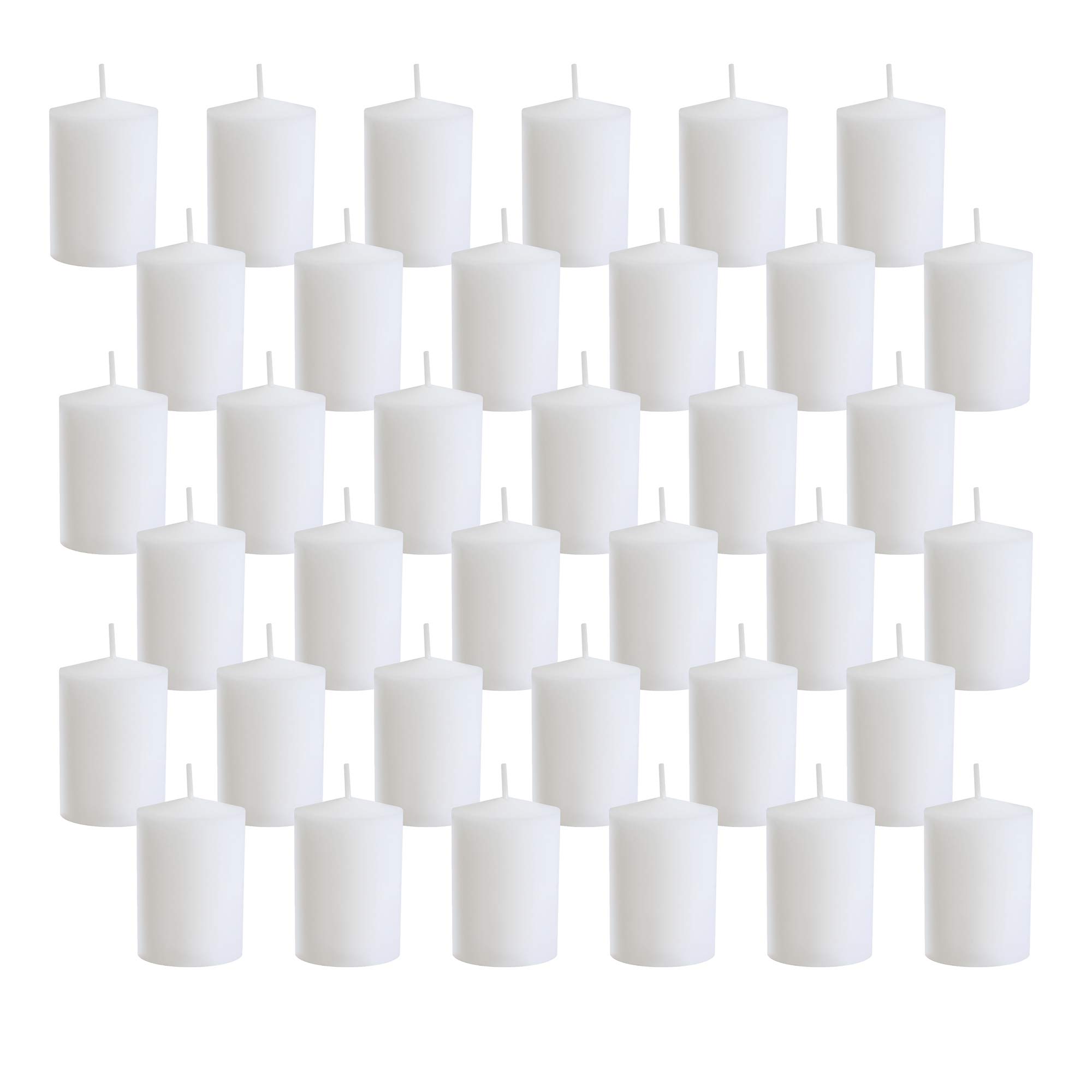 LumaBase Votive Candles, 15 Hour - Set of 36