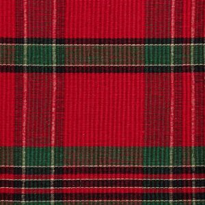 DII Farmhouse Christmas Plaid Dining Table & Kitchen Décor, Holiday Placemat Set, 13x19, Red & Green, 6 Count