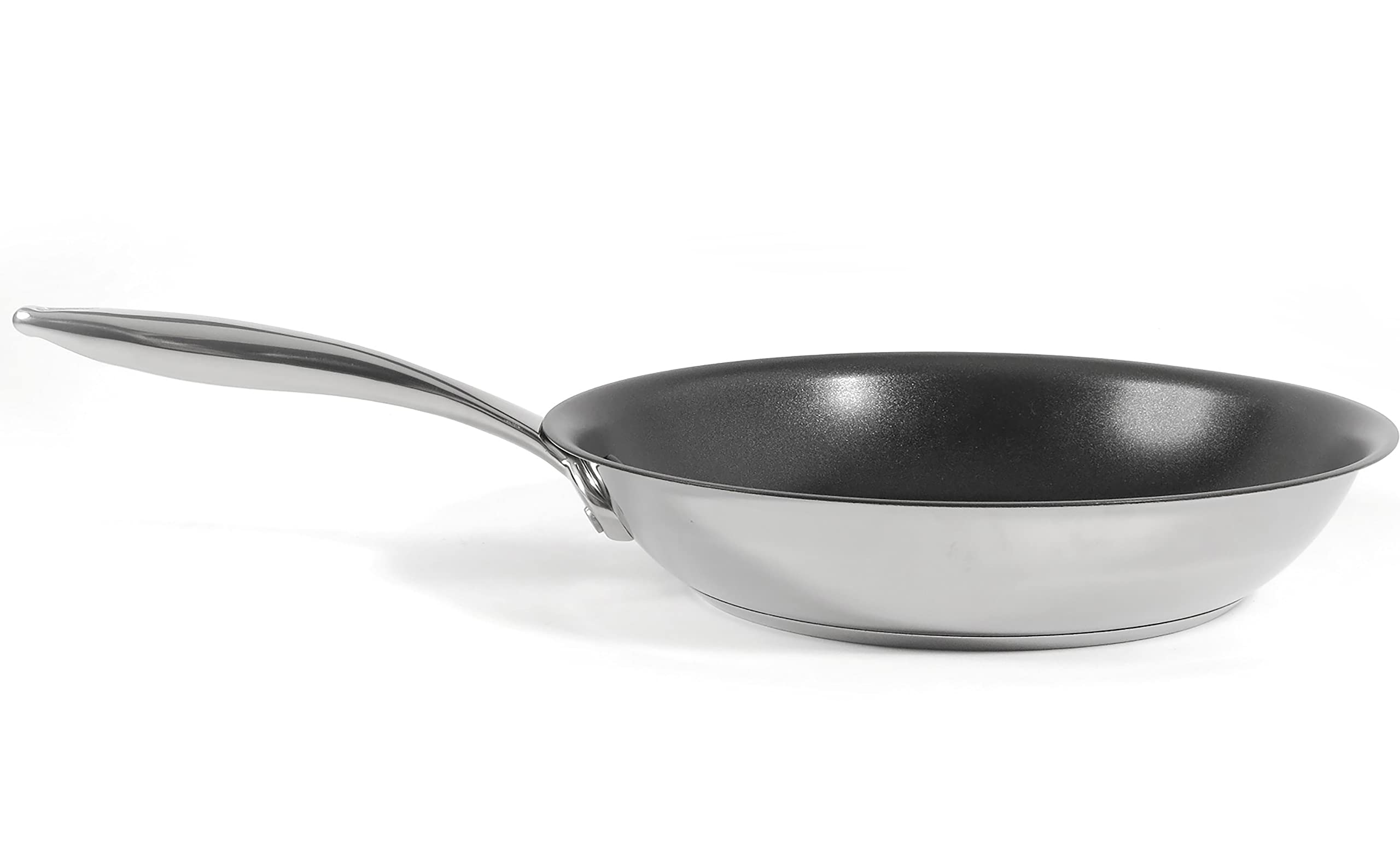 12" (30 cm) Stainless Steel Pan by Ozeri with ETERNA, a 100% PFOA and APEO-Free Non-Stick Coating