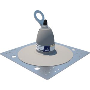 3m dbi-sala 2100140 roof top anchor for pvc membrane and built-up roofs with weather proofing shroud, silver