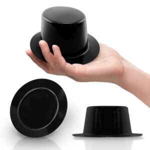 Windy City Novelties 12 Pack Black Mini Top Hats