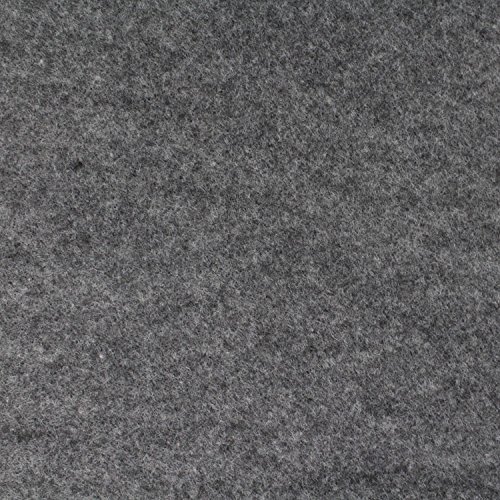 Smoke Gray Felt Fabric - by The Yard